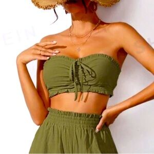 Green tube top